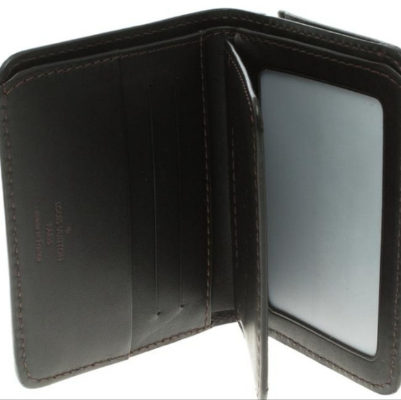 Louis Vuitton Utah Leather Men's Wallet in Dark Brown. - Picture 6 of 16